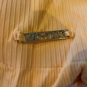 Bo+Tee Ribbed Seamless High Waisted Workout Leggings-Sherbert Orange- XS